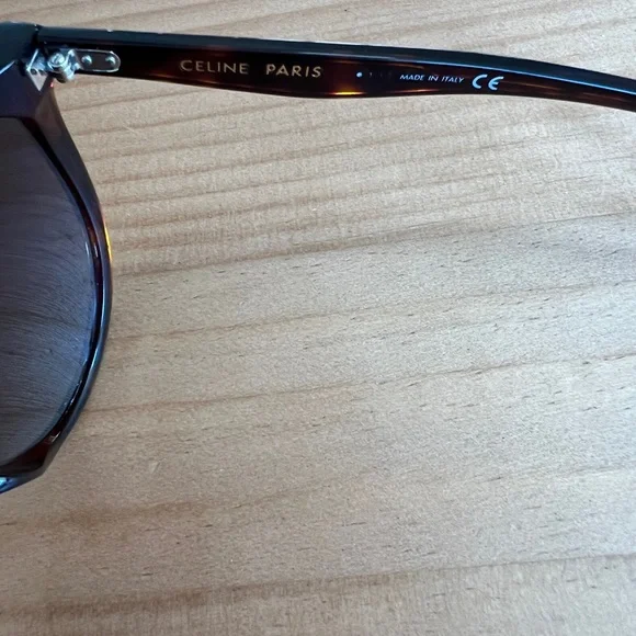 Celine Tortoise Polarized Sunglasses - Picture 5 of 7
